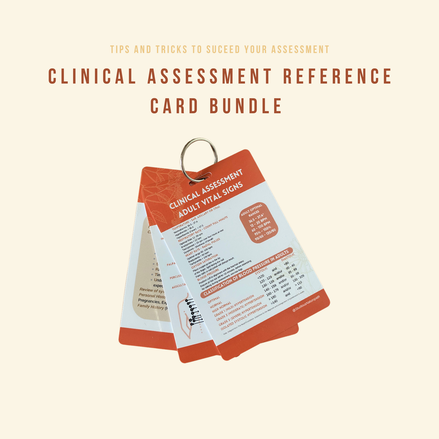 Clinical Assessment Reference Card Bundle