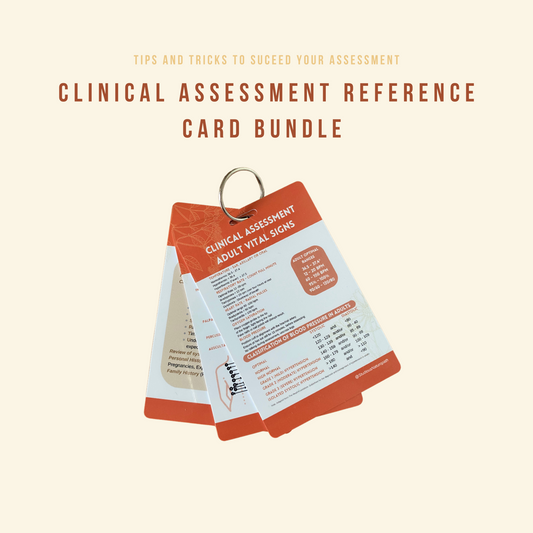 Clinical Assessment Reference Card Bundle